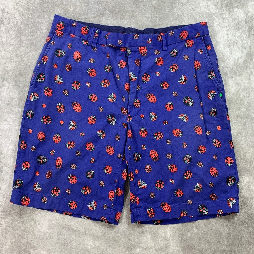 RLX Ralph Lauren Shorts Mens 36 Ladybug Print Stretch Casual Golf‎ Preppy 10" - Picture 9 of 9